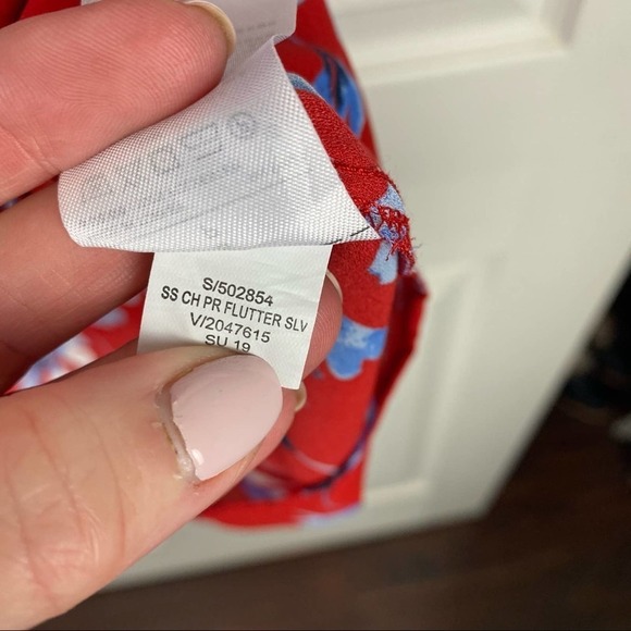 Banana Republic Floral Print Top - Picture 4 of 8